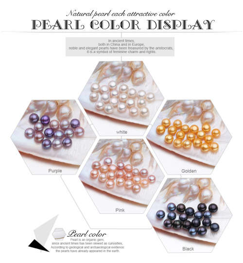 100% Natural Freshwater Pearl 925 Sterling Silver Genuine Earring - Pink