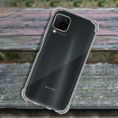 HUAWEI P40 Lite Shockproof Bumper corners Cover + TEMPERED GLASS