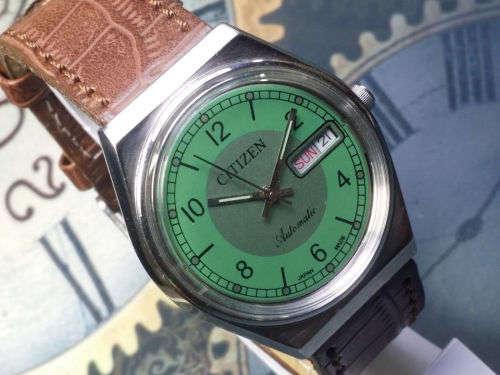 Vintage Citizen 21J Mechanical Automatic Day&Date Movement Mens Wrist Watch Ref14