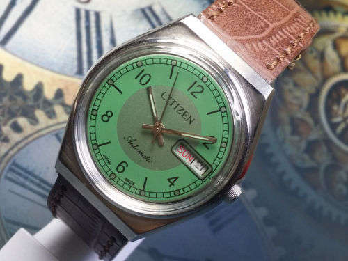 Vintage Citizen 21J Mechanical Automatic Day&Date Movement Mens Wrist Watch Ref14
