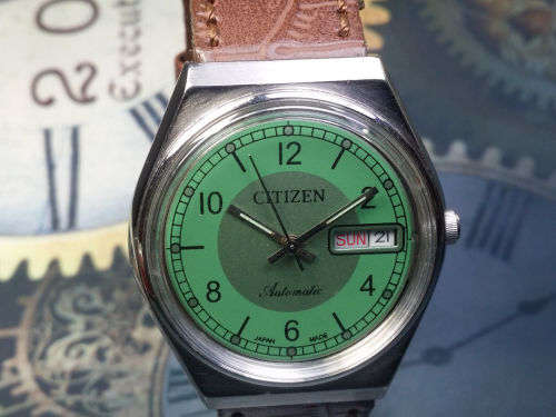 Vintage Citizen 21J Mechanical Automatic Day&Date Movement Mens Wrist Watch Ref14