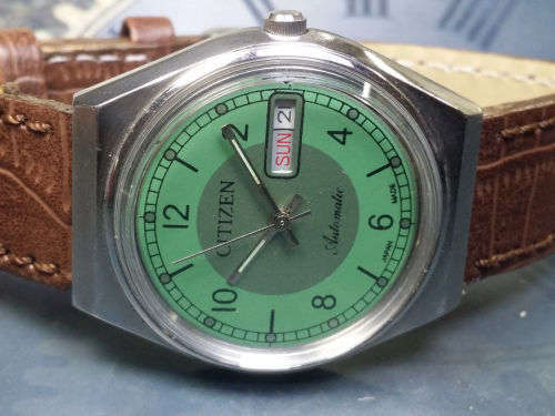 Vintage Citizen 21J Mechanical Automatic Day&Date Movement Mens Wrist Watch Ref14