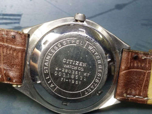 Vintage Citizen 21J Mechanical Automatic Day&Date Movement Mens Wrist Watch Ref14