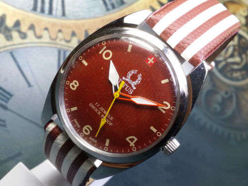 Vintage TITUS Swiss Made Mechanical Handwinding Movement Mens  Watch - Ref20