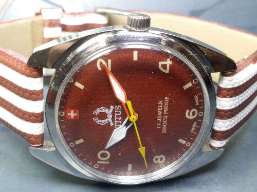 Vintage TITUS Swiss Made Mechanical Handwinding Movement Mens  Watch - Ref20
