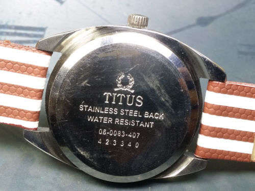 Vintage TITUS Swiss Made Mechanical Handwinding Movement Mens  Watch - Ref20
