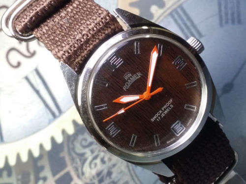 Vintage ROAMER Swiss Made Mechanical Handwinding Movement Mens  Watch - Ref22