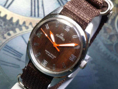 Vintage ROAMER Swiss Made Mechanical Handwinding Movement Mens  Watch - Ref22