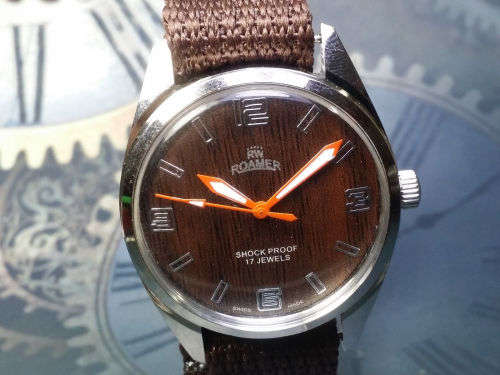 Vintage ROAMER Swiss Made Mechanical Handwinding Movement Mens  Watch - Ref22