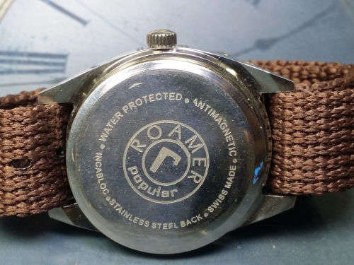 Vintage ROAMER Swiss Made Mechanical Handwinding Movement Mens  Watch - Ref22