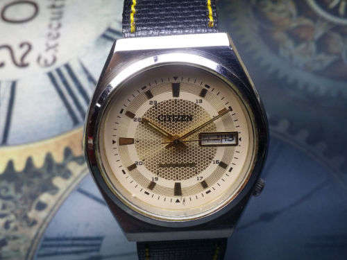 Vintage Citizen 21J Mechanical Automatic Day&Date Movement Mens Wrist Watch- Ref 30