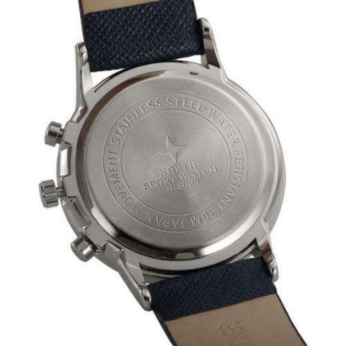 North Luxury Men Watches Waterproof Genuine Leather Fashion Casual Wristwatch