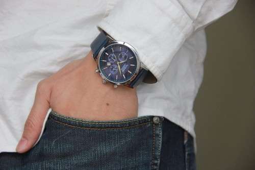 North Luxury Men Watches Waterproof Genuine Leather Fashion Casual Wristwatch