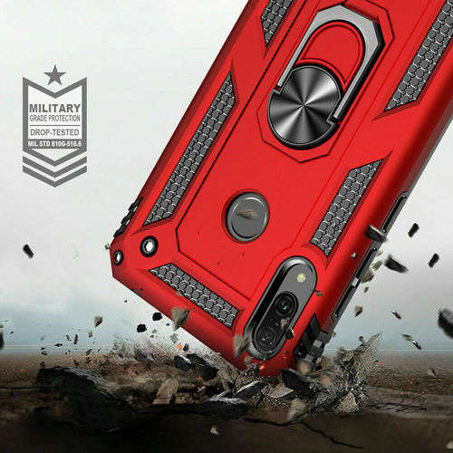 HUAWEI Y9S Hybrid Shockproof Armor Cover Case  + TEMPERED GLASS