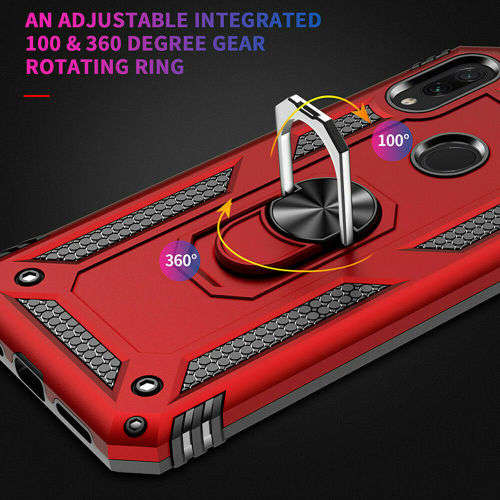 HUAWEI Y9S Hybrid Shockproof Armor Cover Case  + TEMPERED GLASS