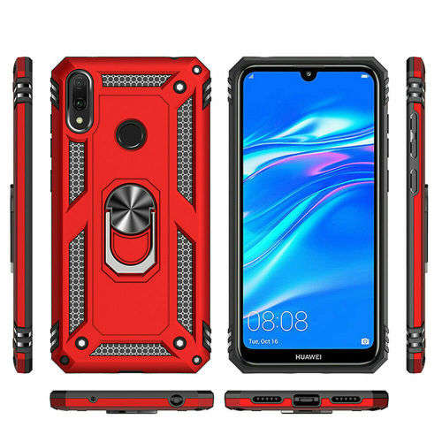 HUAWEI Y9S Hybrid Shockproof Armor Cover Case  + TEMPERED GLASS