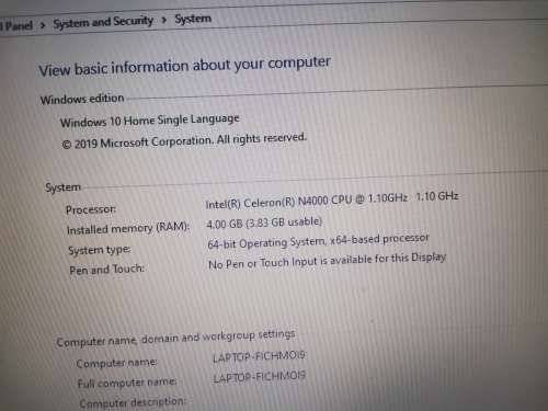 Lenovo IdeaPad 330-15IGM like new
