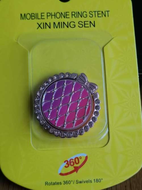 Universal Mobile Phone Ring Stent - Deep Pink Mermaids Tail