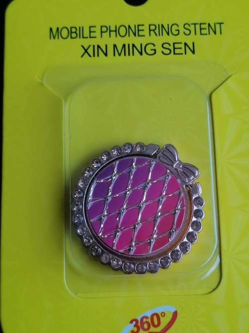 Universal Mobile Phone Ring Stent - Deep Pink Mermaids Tail