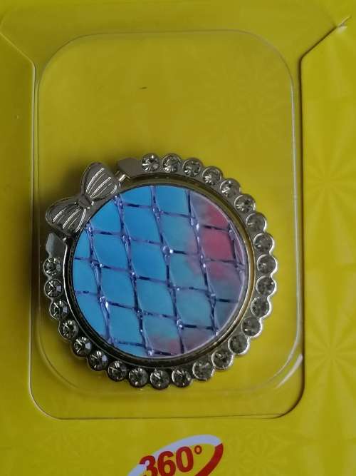 Universal Mobile Phone Ring Stent - Light Blue & Orange Mermaids Tail