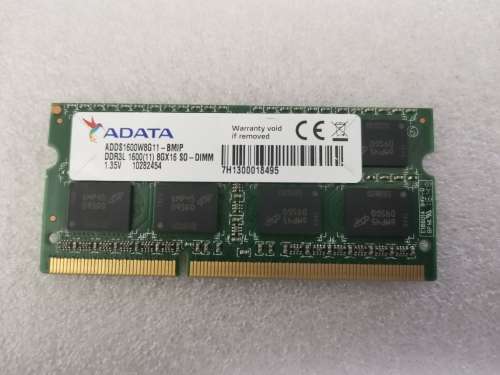 ADATA 8GB DDR3L-1600 low voltage 1.35v