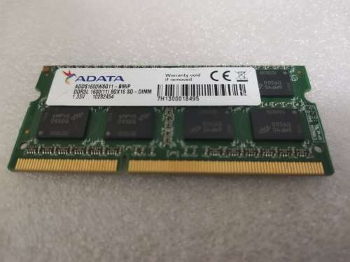 ADATA 8GB DDR3L-1600 low voltage 1.35v