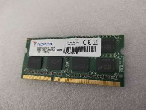 ADATA 8GB DDR3L-1600 low voltage 1.35v