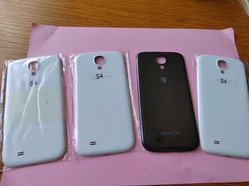 LOTS X4 SAMSUNG S4 BACK COVERS -  BRAND NEW
