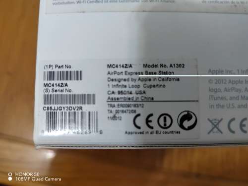 Apple AirPort Express model A1392 2nd Gen