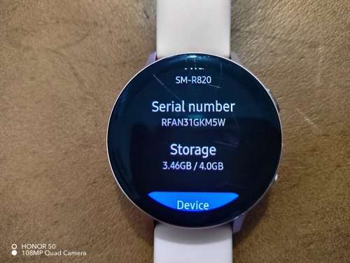 SAMSUNG ACTIVE 2 WATCH, model SM-R820