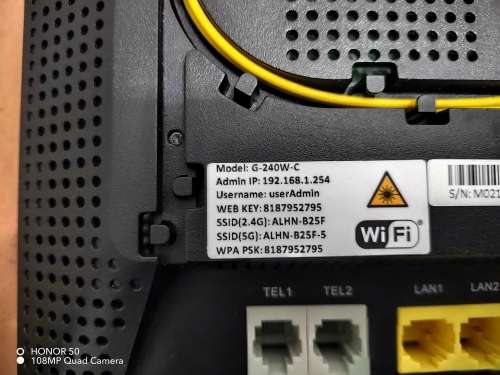 Nokia G-240w-C Router (Doesn't take a SIM CARD) Fiber router