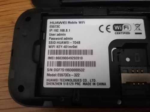 HUAWEI Mobile Wifi E5573 4G LTE Router