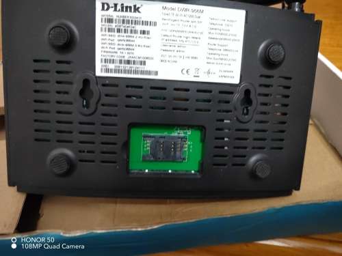 D-LINK DWR-956M 4G LTe router (It take a sim card)