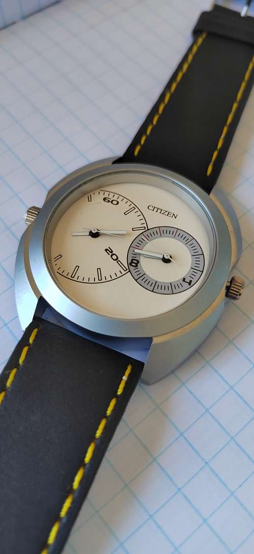 FASHION WRIST DOUBLE WATCH QUARTZ BATTERY GENTS MEN WRIST WATCH