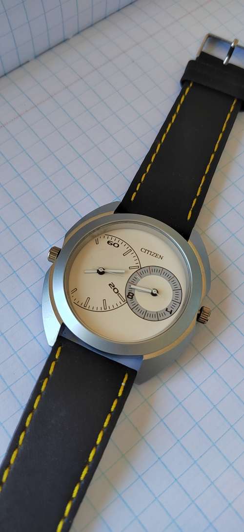 FASHION WRIST DOUBLE WATCH QUARTZ BATTERY GENTS MEN WRIST WATCH