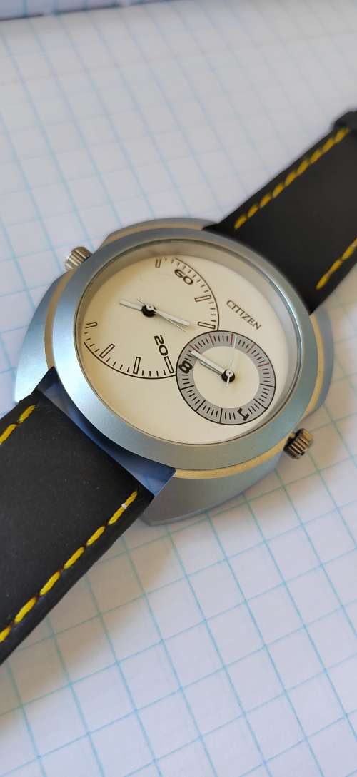 FASHION WRIST DOUBLE WATCH QUARTZ BATTERY GENTS MEN WRIST WATCH