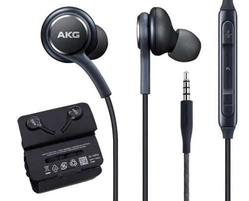 AKG Headset Earphones Type 3.5 Connector - Colour BLACK