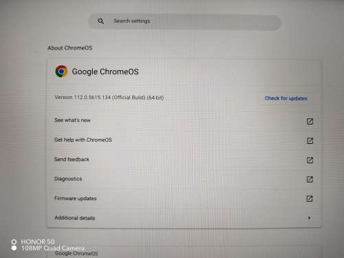 Acer Chromebook i5 8th gen