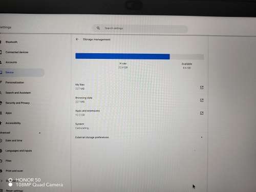 Acer Chromebook i5 8th gen