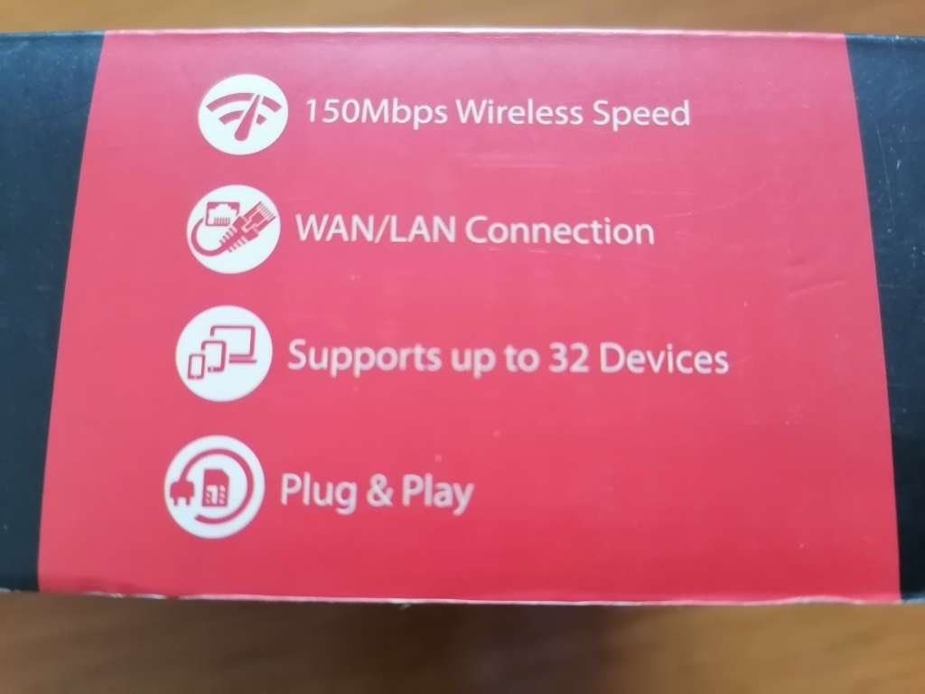 ULTRA-LINK 3G/4G Wireless LTE 150Mbps WiFi Router - White