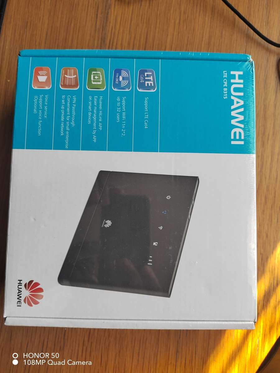 Huawei 4G Router model B315s BRAND NEW SEALED IN BOX