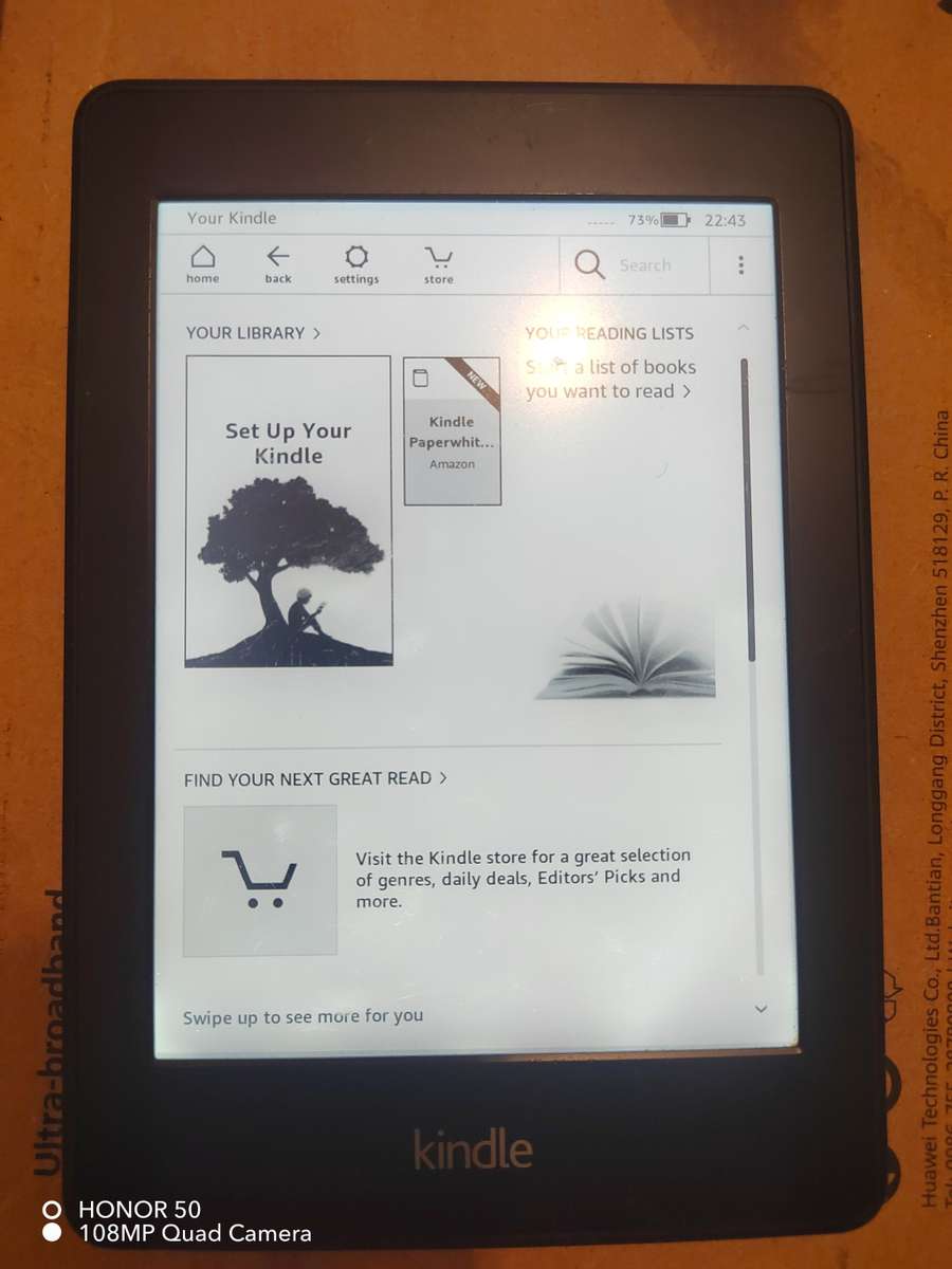 Amazon Kindle Paperwhite  2 -  6th Generation 6inch