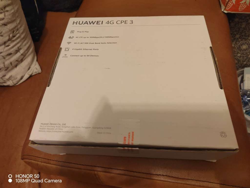 Latest Huawei 4G Router 3 Pro model B535-932a (It take a SIM CARD) up 64 users