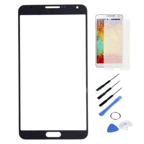 Samsung Note 3 Front Screen Glass Lens, Double sided tape + 8 Tools for Replacement - CLEARANCE SALE