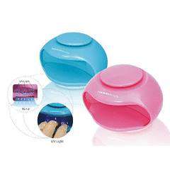Portable Nail Dryer with mini UV light - Blue in stock