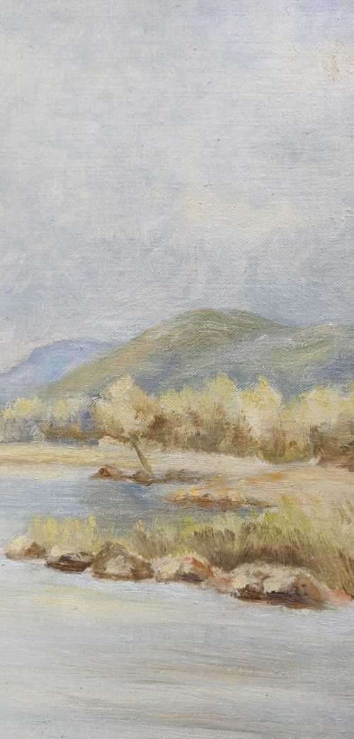 ORIGINAL REGINALD `REG` PENNINGTON (SA) OIL PAINTING 61CM X 51CM FRAMED