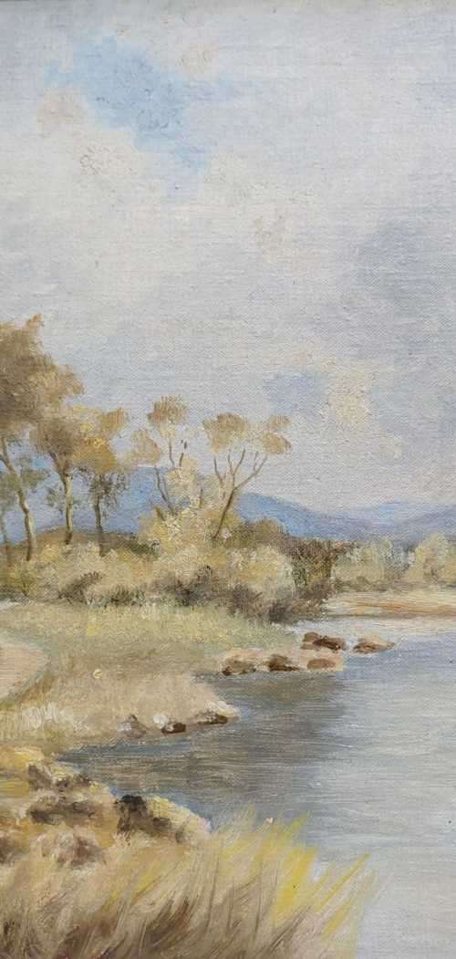 ORIGINAL REGINALD `REG` PENNINGTON (SA) OIL PAINTING 61CM X 51CM FRAMED