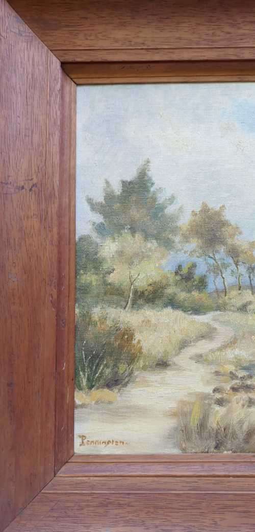 ORIGINAL REGINALD `REG` PENNINGTON (SA) OIL PAINTING 61CM X 51CM FRAMED