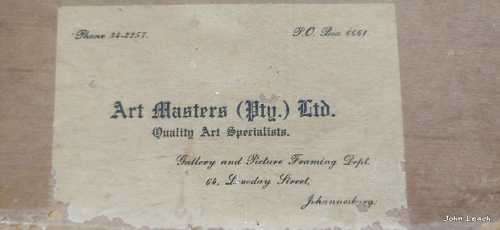 ORIGINAL REGINALD `REG` PENNINGTON (SA) OIL PAINTING 61CM X 51CM FRAMED