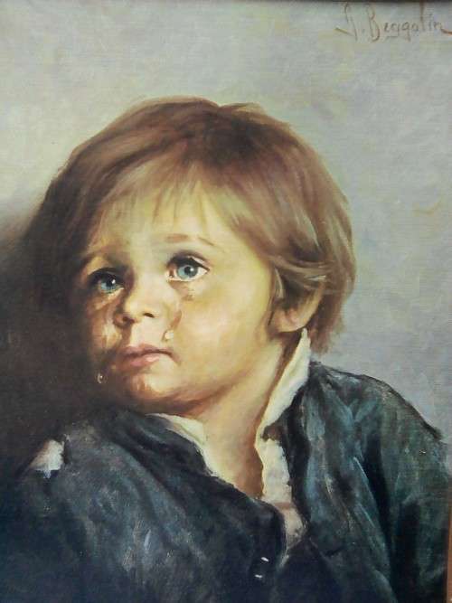 GIOVANNI BRAGOLIN, CRYING BOY Print 1911-1981